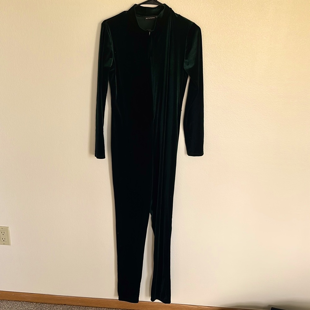Dark Green Jumpsuit